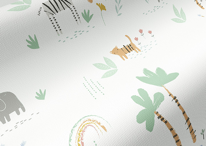 Nursery Safari, Brights - Twist&Fit Roller Blind - Image 4
